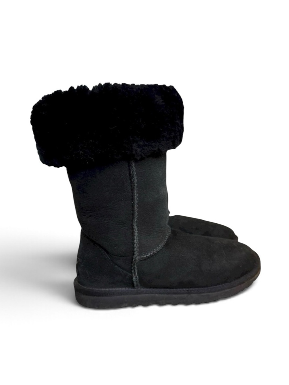 UGG Black Tall Boots Size 5
